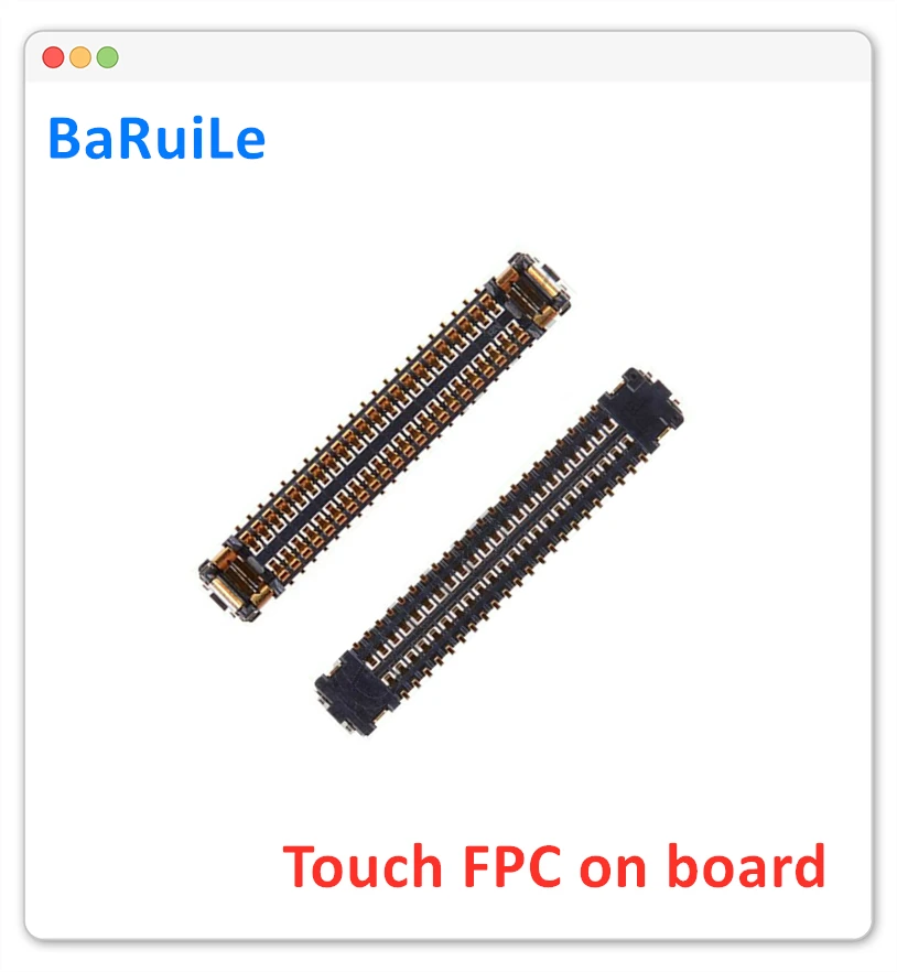 BaRuiLe 10 шт. сенсорный экран дисплей FPC разъем порт на плате для iPhone 5S 6 6S 7 Plus 8G 8 LCD