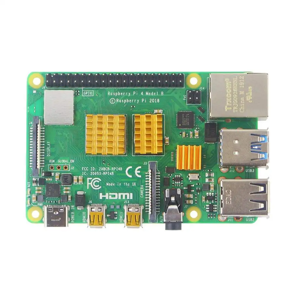 3 шт. 4B алюминиевый радиатор с подложка клей для Raspberry Pi радиатор комплект для охлаждения кулер для Raspberry Pi 4 Модель B