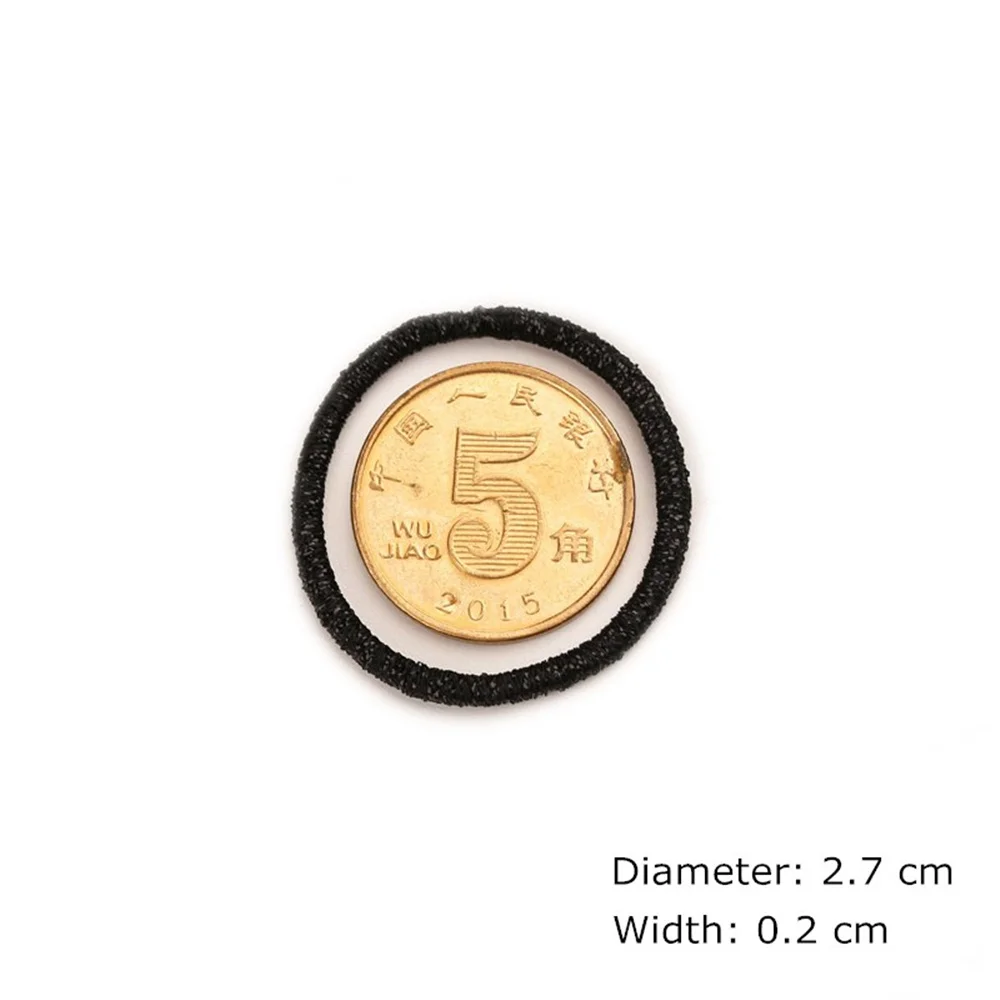 18 шт./компл. блестящая эластичная резинка для волос шириной 2 мм маленькая Детские