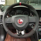 Для Фиат Гранд пунто Puntoпунто Эво Ван авто индивидуальные ручной работы кожаный чехол рулевого колеса автомобиля, автомобильные аксессуары