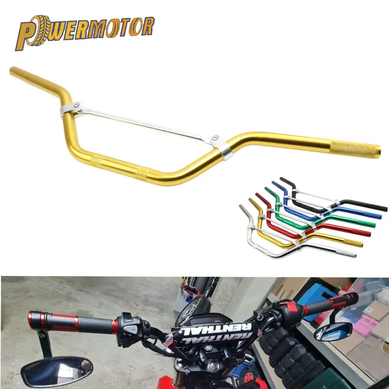 

Motorcycle Handlebar 22mm 7/8'' Motorbike Aluminum Alloy Handlebars For 50cc 70cc 110cc 125cc 140cc Dirt Pit Bike ATV Scooter