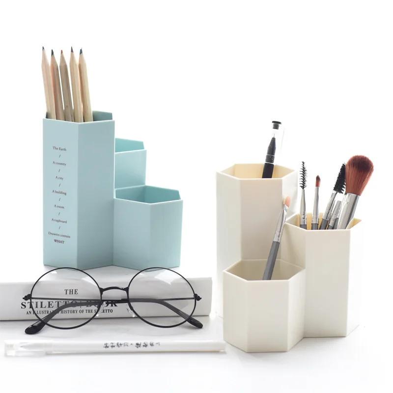 Многофункциональный ящик для хранения кистей макияжа японская пластиковая