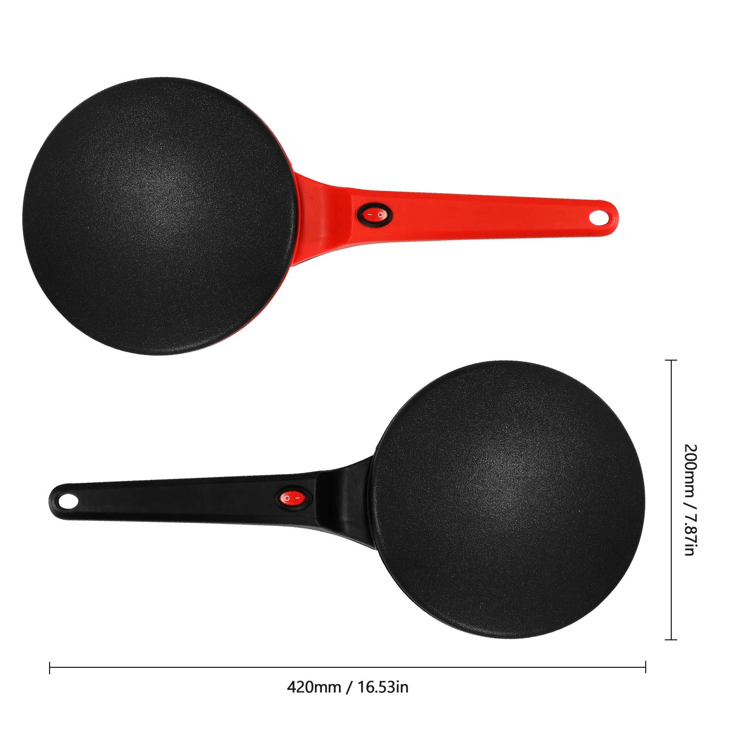 

New Household Non-Stick Crepe Maker Pan 220V Electric Pancake Cake Machine Frying Griddle Portable Kitchen Baking Tools