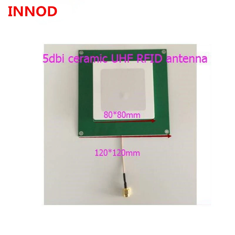 Разъем ipex sma 62*62 мм 3dbi 868 МГц 900 epc gen2 uhf читатель антенна средняя micros керамика rfid тег