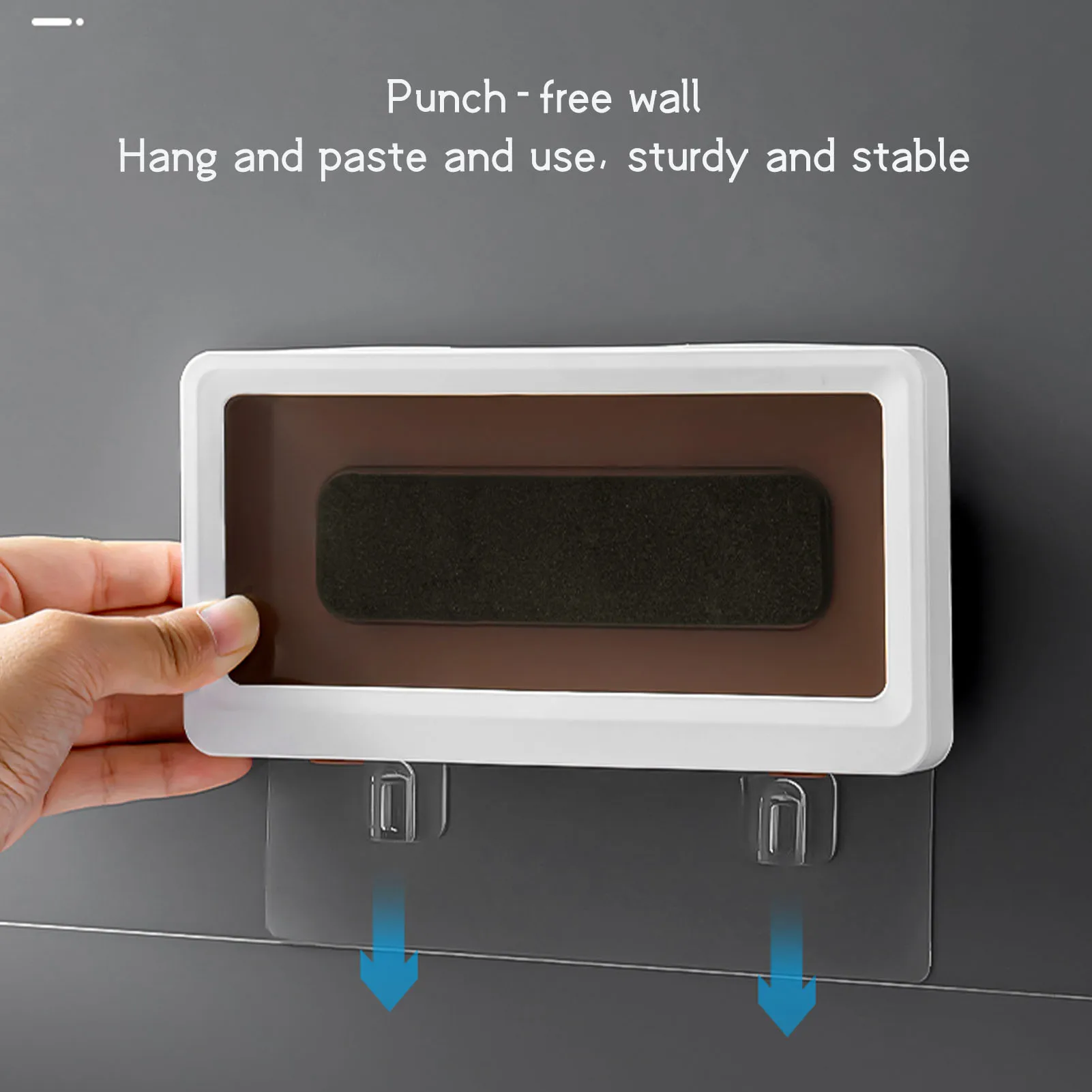 

Liner Tablet or Phone Holder Waterproof Case Box Wall Mounted All Covered Mobile Phone Shelves Self-Adhesive Shower Accessories