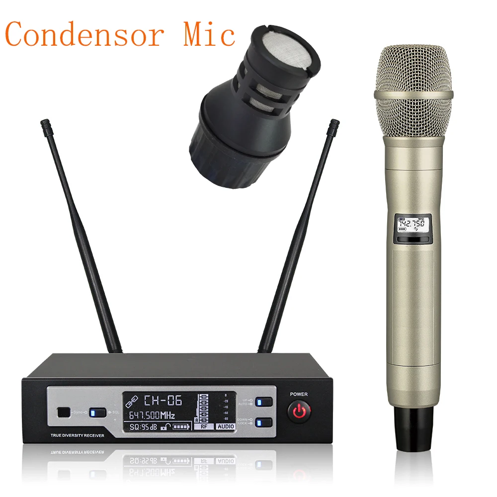

Leicozic Condensor Microphone 645-664Mhz Handheld Microfones Sem Fio Professional Microfono Lavalier Inalambrico Studio Music