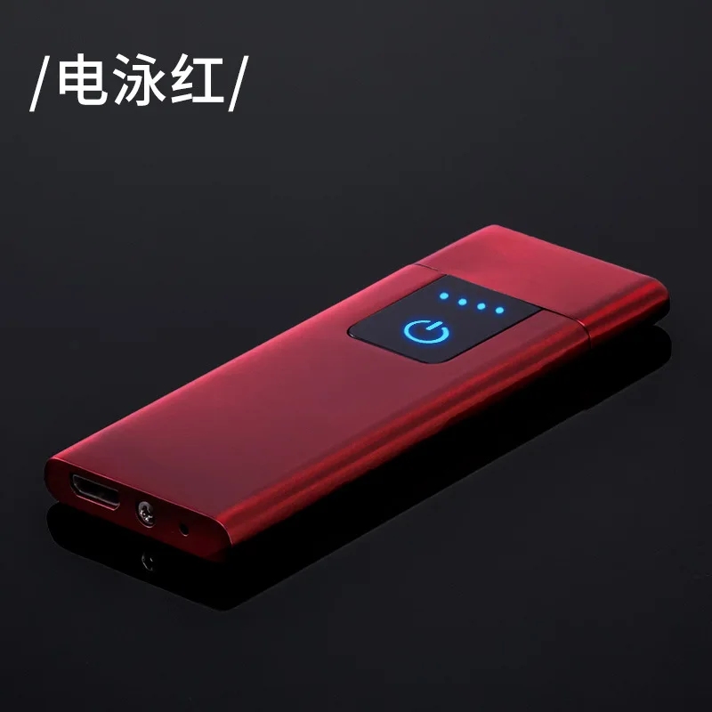 Ультратонкая Электронная Зажигалка USB металлическая перезаряжаемая
