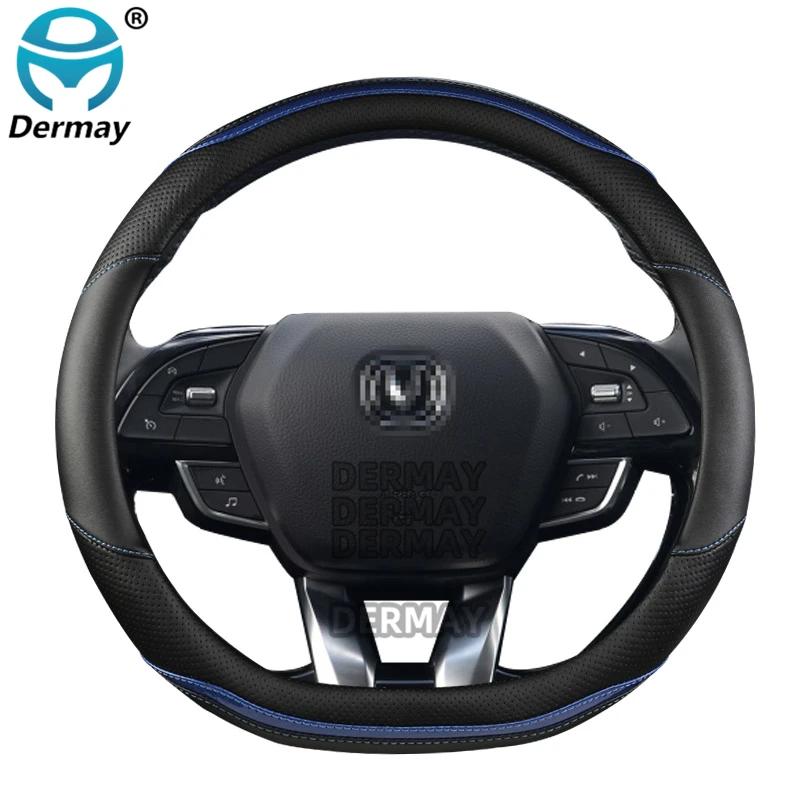Для Changan CS95 CS85 CS75 CS55 CS35 CS15 EADO CX20 CX30 CX70 Alsvin чехол рулевого колеса автомобиля из