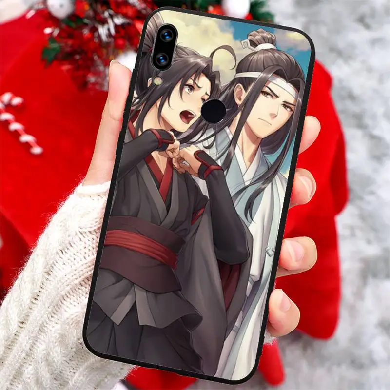 

Mo Dao Zu Shi cute Anime luxury Phone Case shell For Xiaomi Redmi note 7 8 9 t k30 max3 9 s 10 pro lite mobile cover