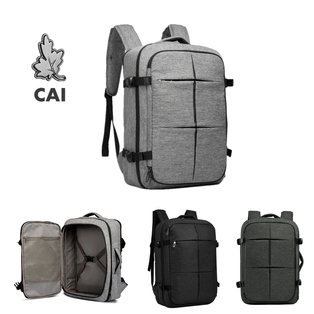 CAI 2020 Travel Men's Backpack Business Trip Oxford Bag Minimalism 15.6