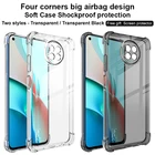 Чехол IMAK Для Redmi Note 9T, противоударные подушки безопасности, мягкая задняя крышка из ТПУ для Xiaomi Redmi Note 9T