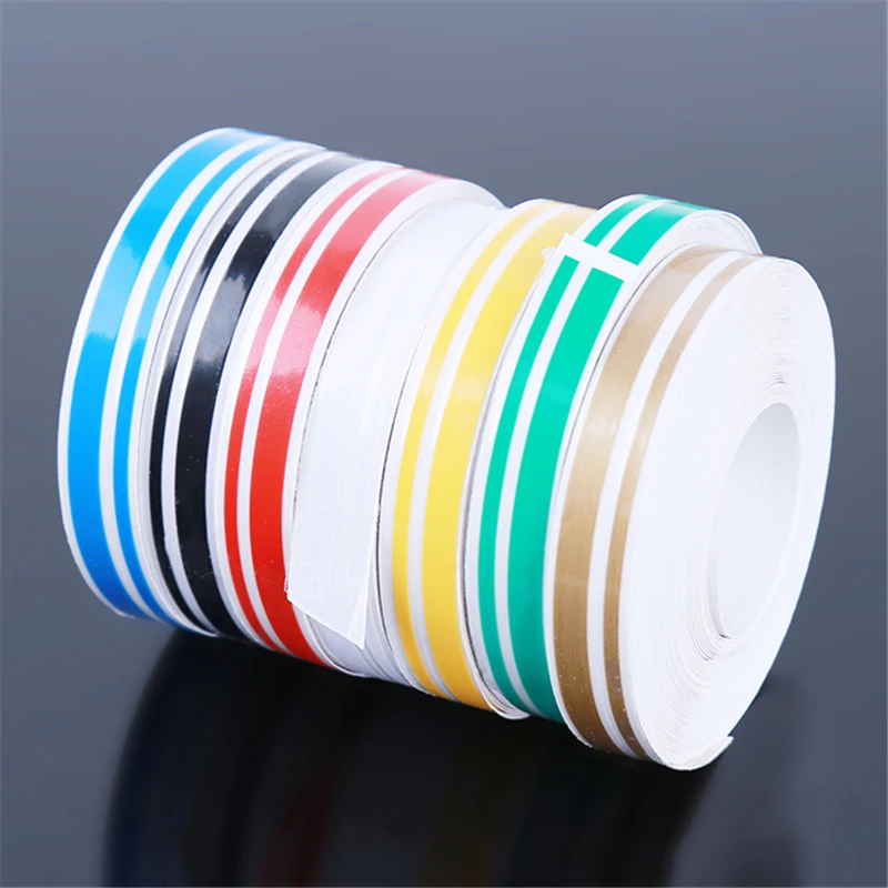 

Pin Stripe Ribbon Sticker Bumper Car Body Stickers Multicolor Double Line Motorcycle Car Styling Decoration Accessories