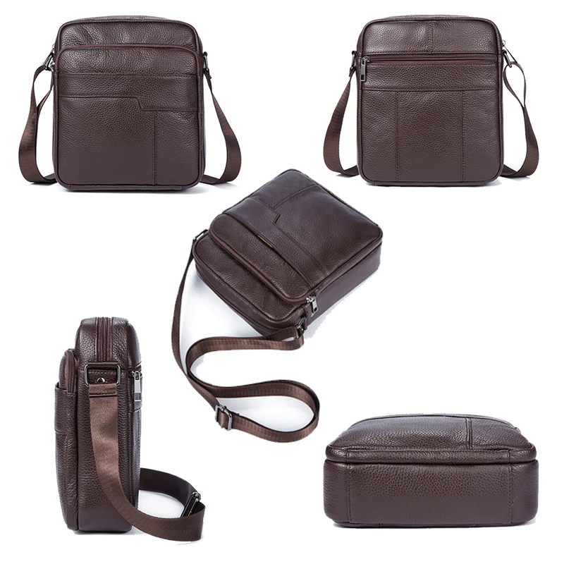 MVA 100% мужские сумки из натуральной кожи сумка на плечо для мужчин Маленькая