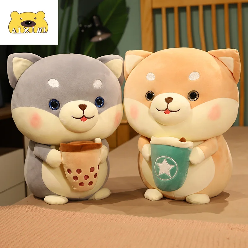 

Boba Plush Kawaii Room Decor Bubble Tea Plush Toy Stuffed Animal Cute Food Plush Cup Milk Tea Dog Birthday Gift Kawaii Plushie