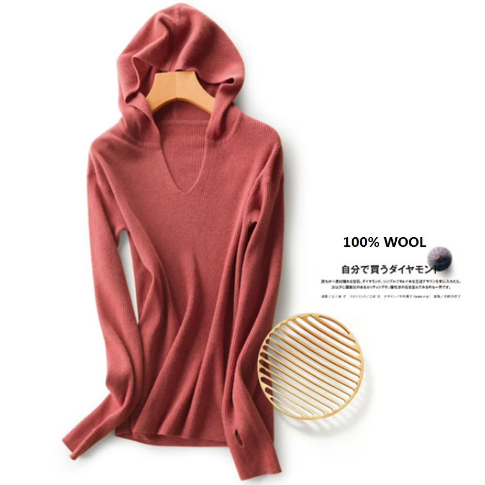 

толстовка 100% шерсть 2021 весну футболка трикотажный топик футболки укороченный топы женские длинным рукавом вязаный майка женская базовая ж...