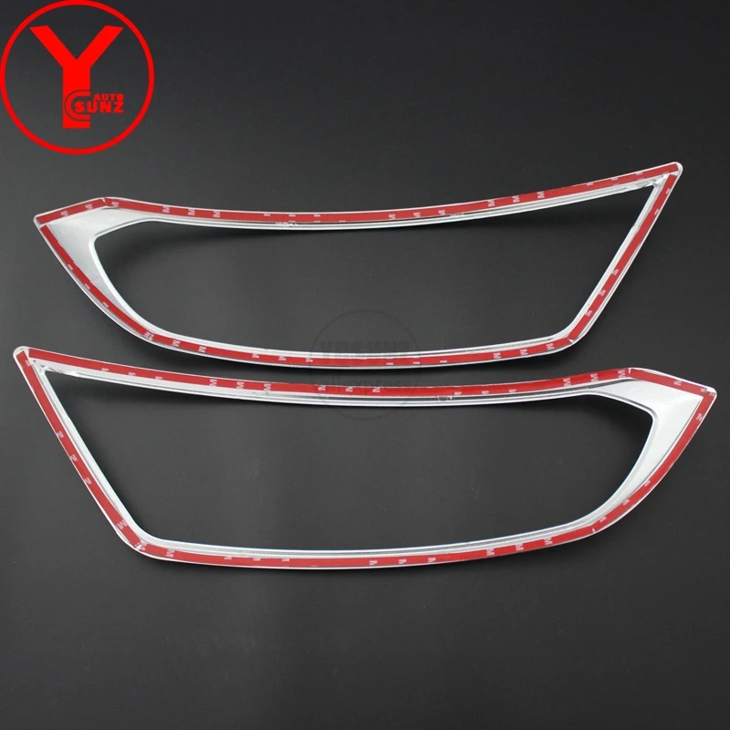 YCSUNZ ABS хромированная крышка лампы для фар Авто Стайлинг наклейки Автозапчасти