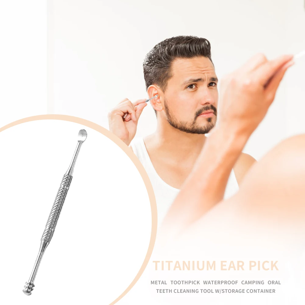 

Металлический инструмент для чистки полости рта с ведром для хранения