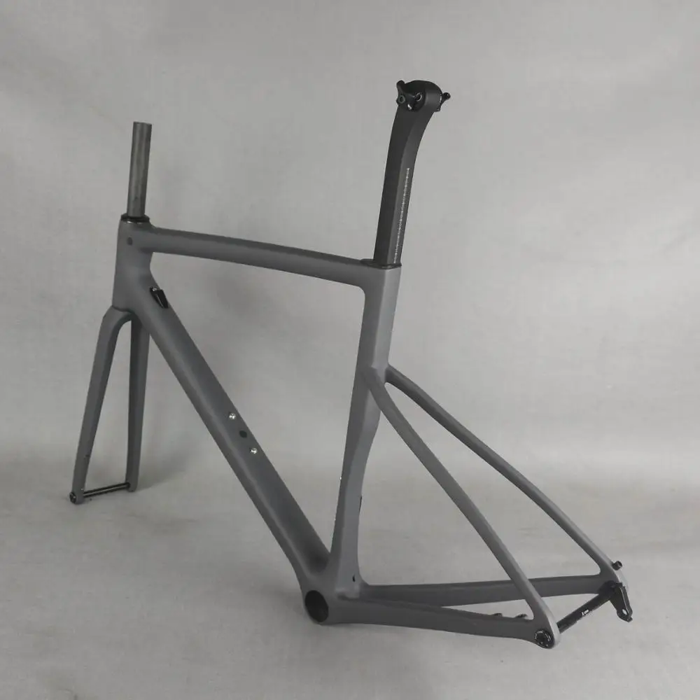 2020 темно серый плоский монтажный диск карбоновая дорожная рама велосипедная