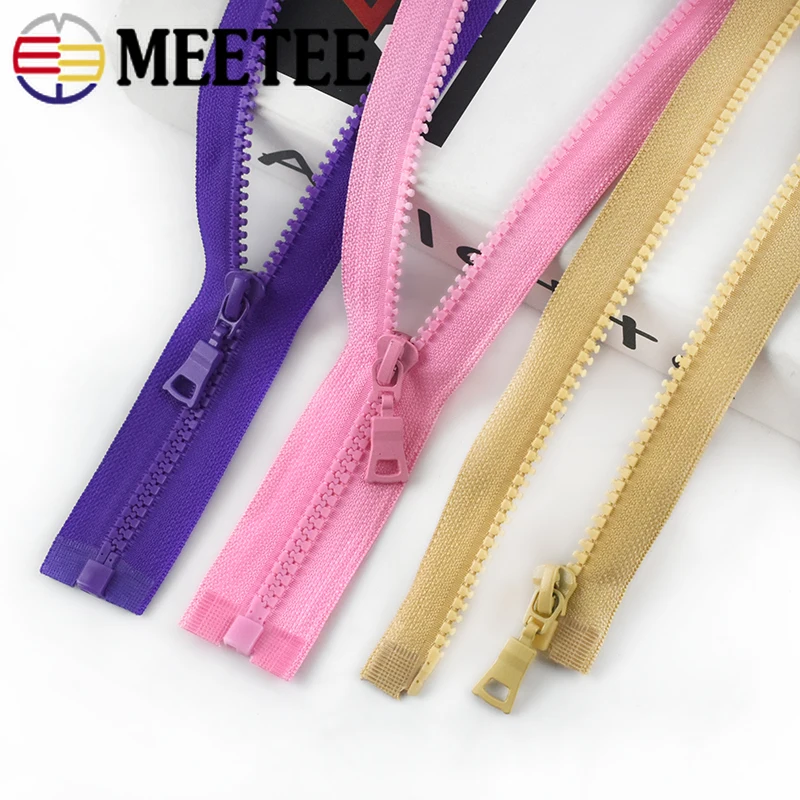 Meetee 4 шт. 55 см 90 5 # полимерная длинная молния с открытым концом мешки пальто