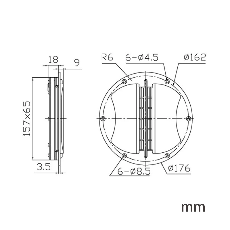 RT2C A твитер динамик 60 Вт 93 дБ HiFi блок ленты и другой динамический