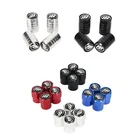 4 шт. алюминиевые колпачки для стержней клапанов автомобильных шин для Lifan X60 X50 Solano 520 620 320 автомобильные аксессуары для стайлинга автомобиля