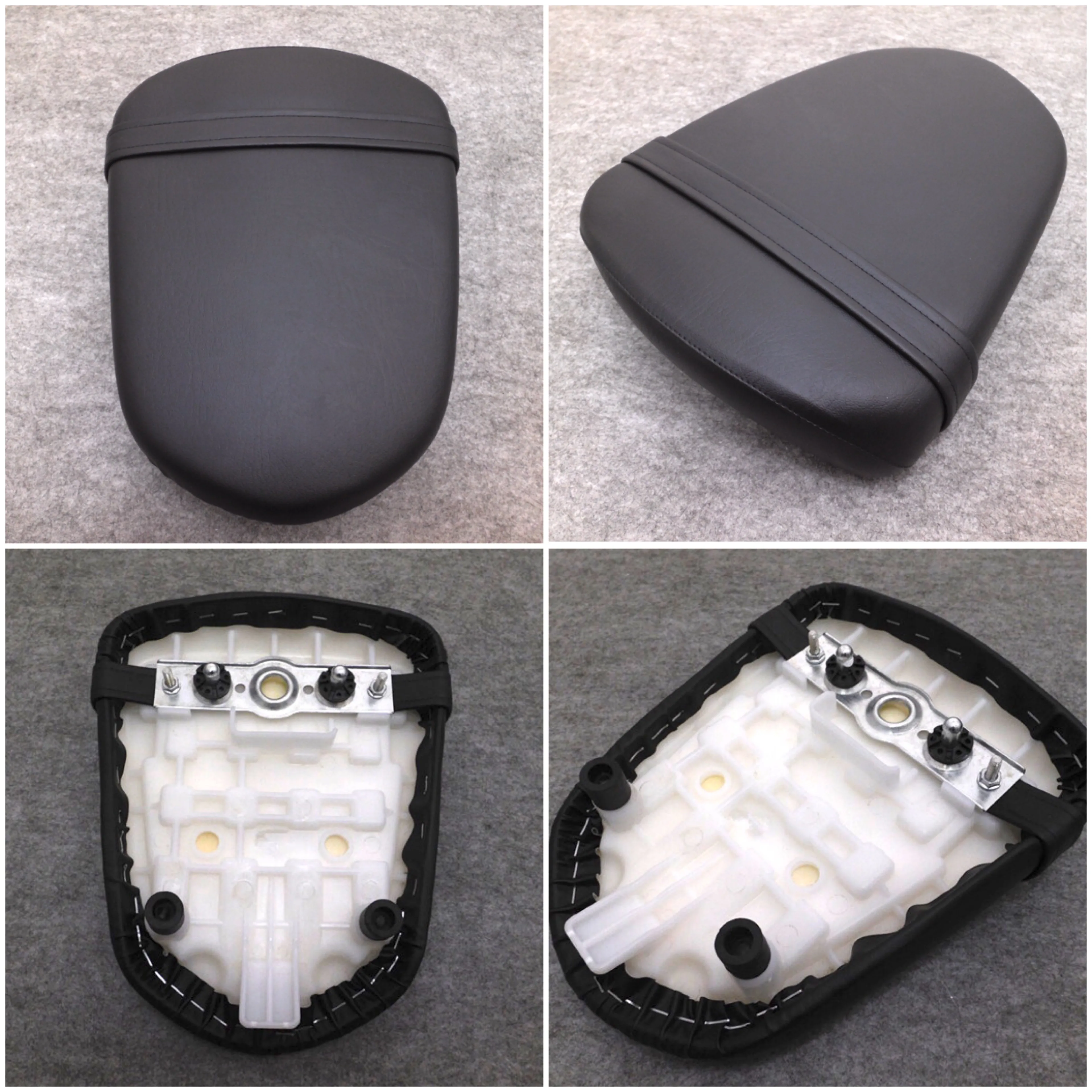 Мотоциклетное черное заднее ПАССАЖИРСКОЕ СИДЕНЬЕ для Suzuki GSX R GSXR 600 750 K6 K7 2006 2007 06 07