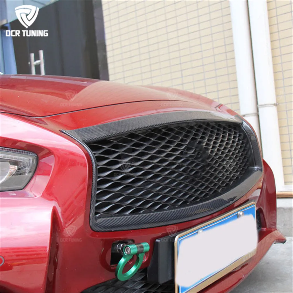 Решетка переднего бампера для Infiniti Q50 Q50S решетка из углеродного волокна накладка