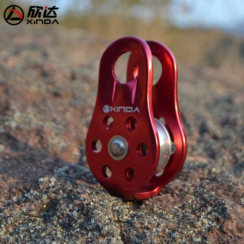 High-quality Rock Climbing Pulley Fixed Side Plate Single Outdoor Survival Tool High-altitude Traverse Traction Gear | Спорт и