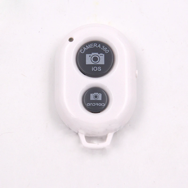 White Мини 433 МГц беспроводной Bluetooth пульт дистанционного управления Смартфон камера затвора для селфи палка монопод Android IOS для iPhone 7 8 X - Цвет: White