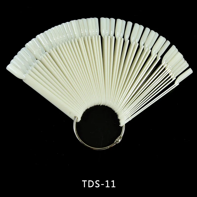50 наконечников/набор складной веер Тип ногтей дисплей диаграмма палитра
