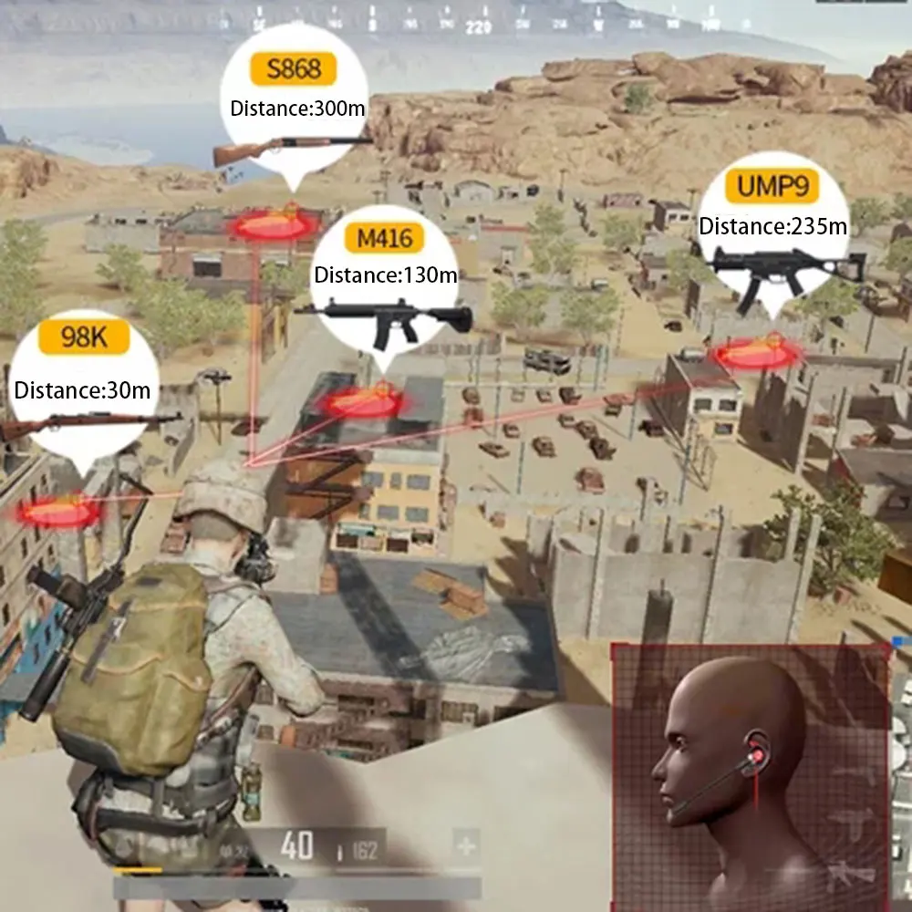 Игровая гарнитура для ПК наушники с микрофоном и регулятором громкости Стерео