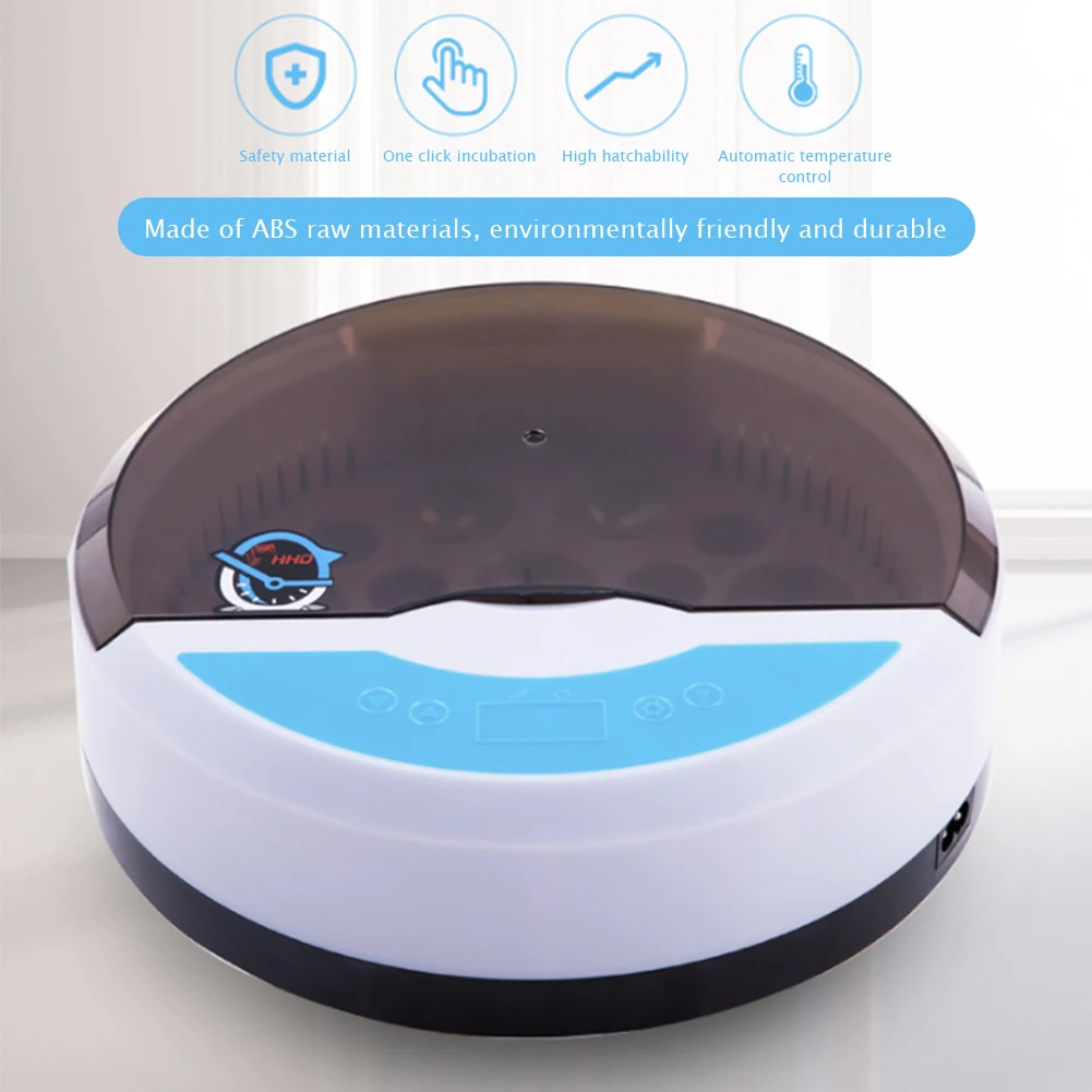 Автоматический инкубатор для яиц Брудер 7 маленького размера 220 В 110 перепелов