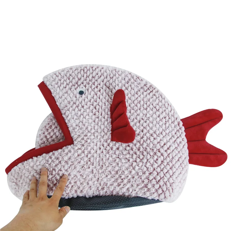 

Shark Mouth Shape Pet Cat House Winter Warm Dog Bed Kennel Cave Cat Litter Mat Kitten House Cushion Pet Supplies