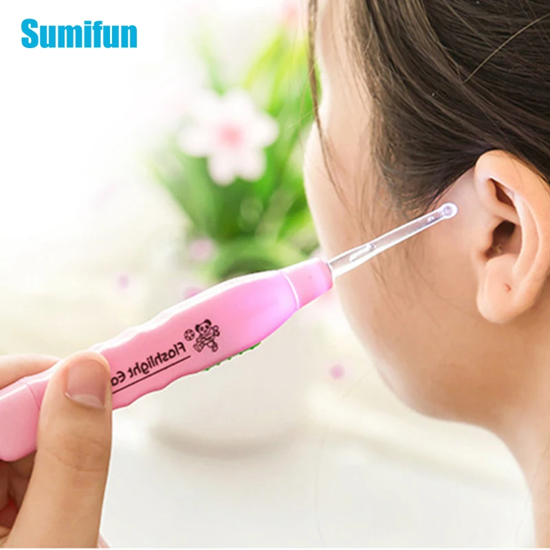 5 шт. Sumifun светодиодный очиститель уха наушник удаления ушной серы ребенка