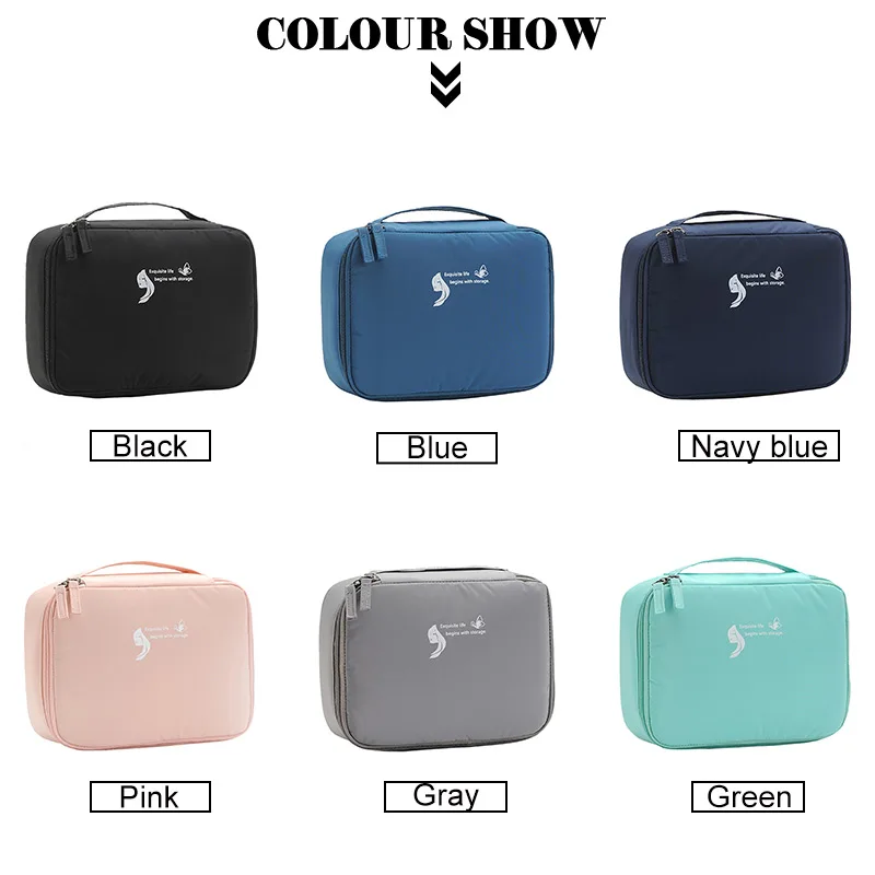 

Lady Make up Makeup Organizer Bag Candy Colors Cosmetic Bag Toiletry Portable Outdoor Travel Beautician Storage Bag Beauty Case