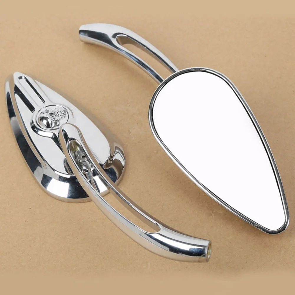 Motorcycle Mirror Universal 8mm 10mm Rearview Side Mirrors For Honda Yamaha Suzuki Kawasaki BMW Dacuti Choppers Cruiser Custom | Автомобили