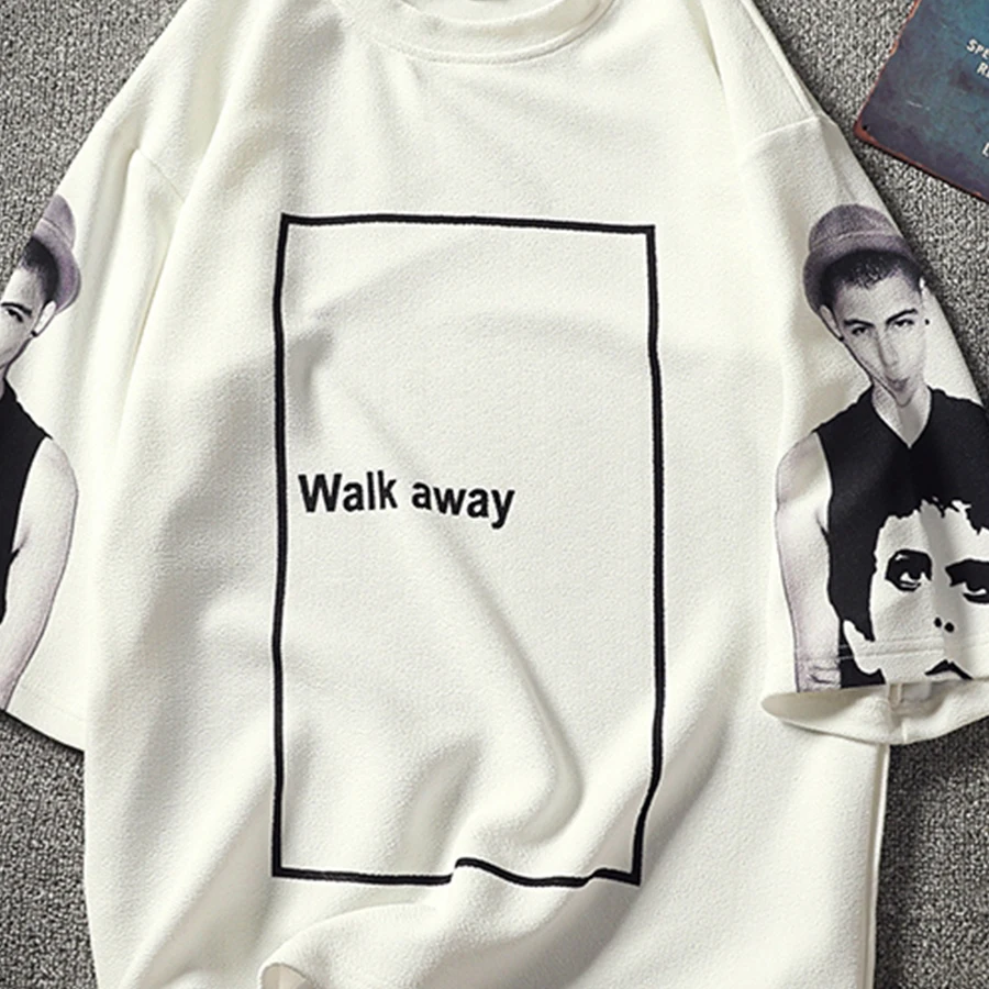 

Loose 2021 Hip Hop T Shirt Men Cotton Personalized Hip Hop Streetwear Tshirt 5xl Camisetas Retro Hombre Men Clothes Casual New