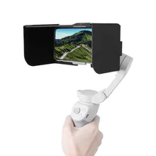 Mobile Phone Hood of OM 4 Leather Sunshade Anti-reflective Sun Hood For DJI OSMO Mobile 4 Handheld Gimbal Stabilizer Accessories
