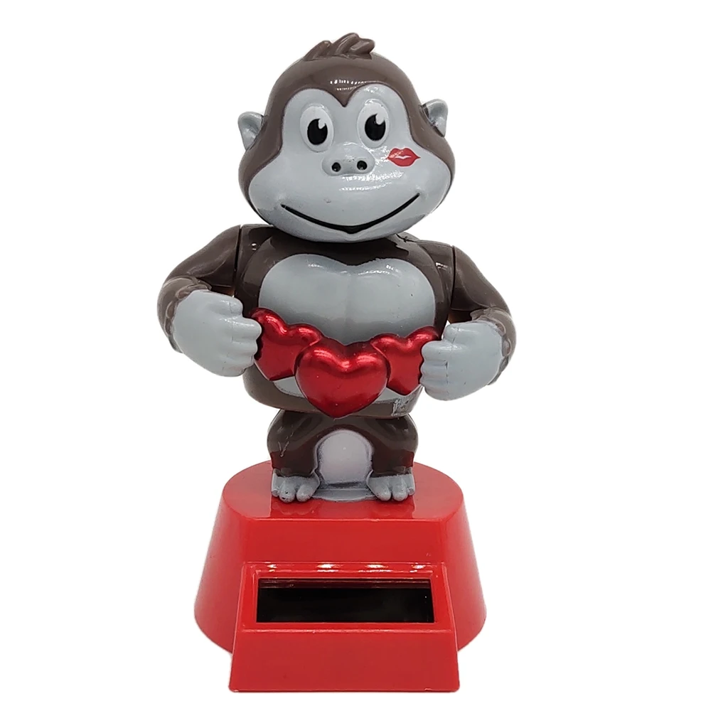 Обезьяна танцующая игрушка на солнечной энергии Настольное декоративное
