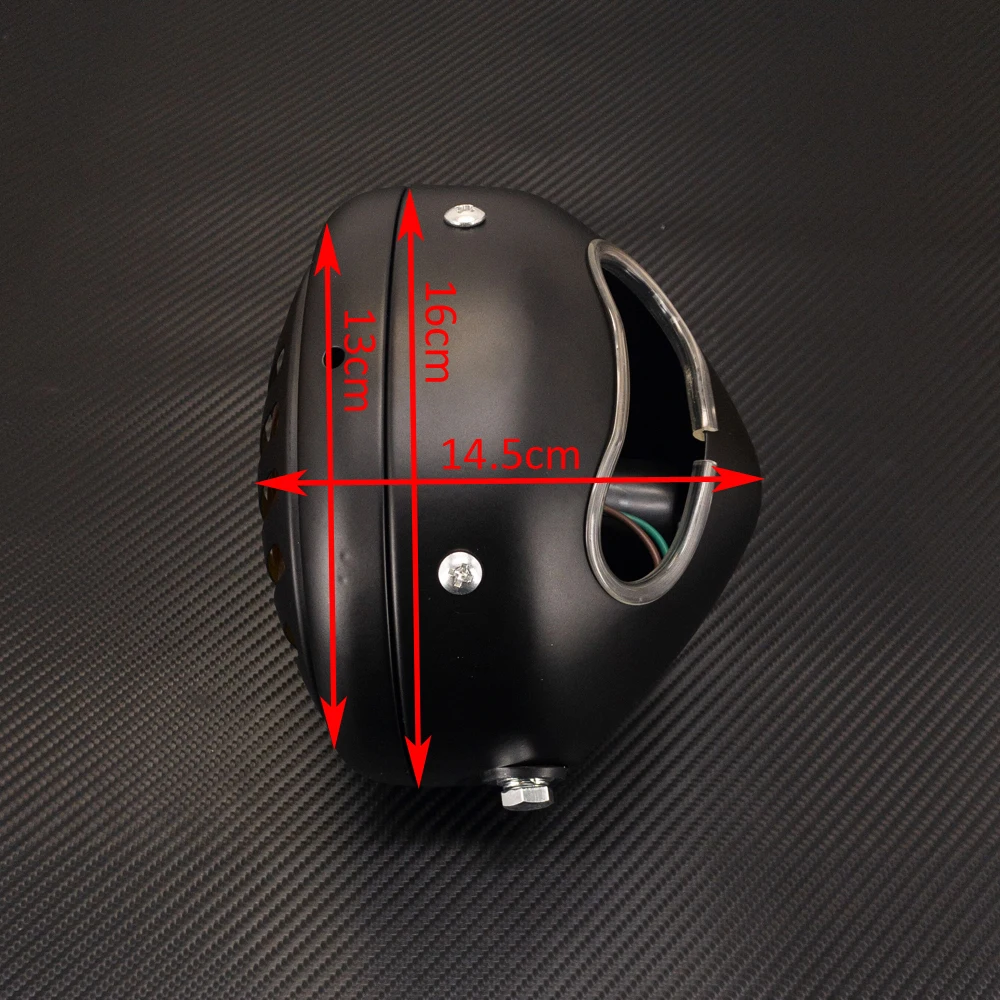 Головной фонарь для мотоцикла 35 Вт галогенный мото 5 75 дюйма Honda CG125 GN125 Cafe Racer Chopper