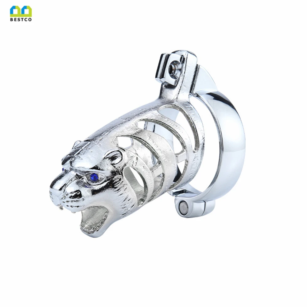 BESTCO 18 + кольцо на пенис клетка верности Зодиак тигр бондаж устройство для