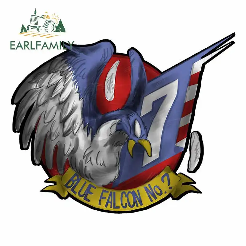 EARLFAMILY 13 см x 10 6 для синего сокола без окклюзии царапины виниловые наклейки на