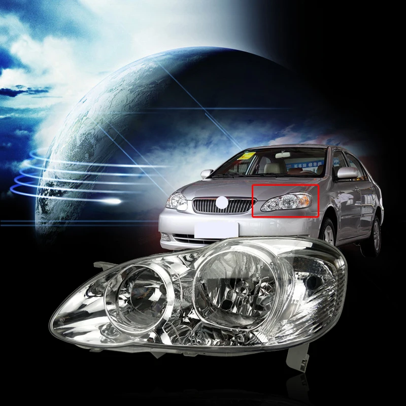 CAPQX переднего бампера головной светильник лампы для Corolla 2003 2004 2005 2006 2007 2008 2009 |