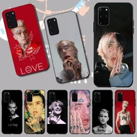 penghuwan lil peep soft silicone black phone case for samsung s20 plus ultra s6 s7 edge s8 s9 plus s10 5g