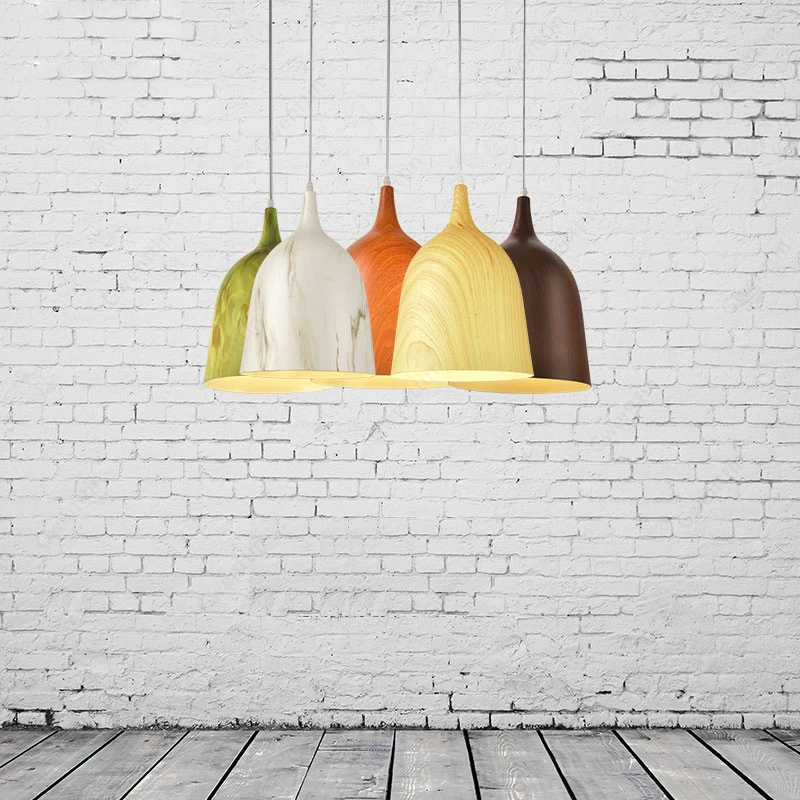 Имитация дерева подвесной светильник столовая кухня подвесная прямоугольная