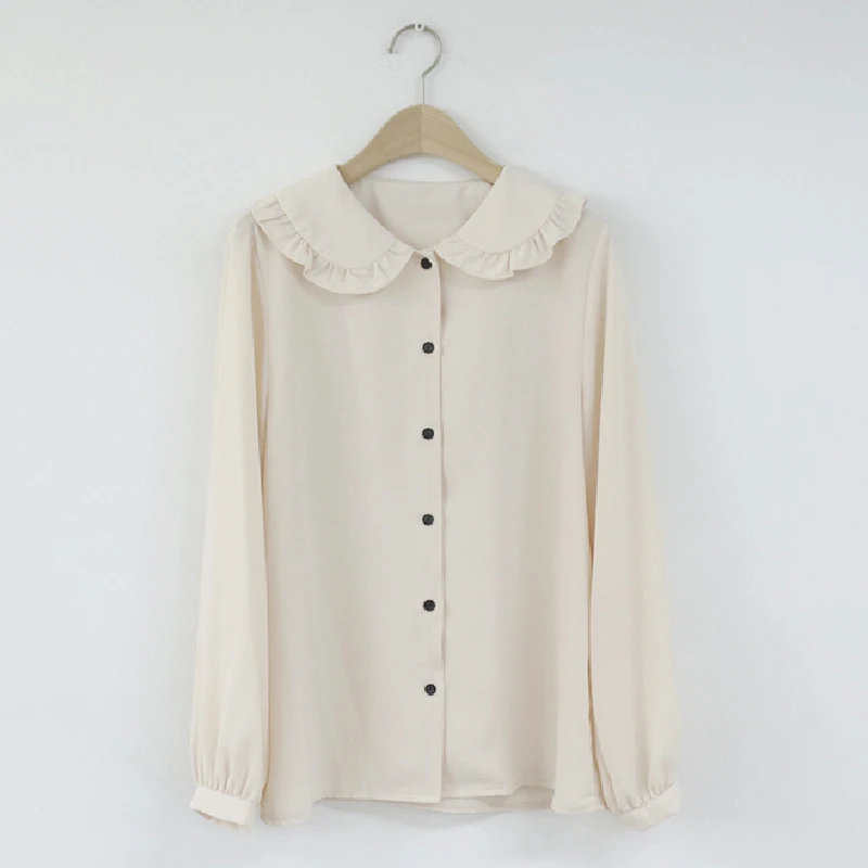 

Vintage solid cotton white Shirt female Oversize Tops Women Long sleeve Girls Blouse Plus Size Autumn Women Blouses femme Blusas