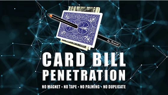 

2020 Card Bill Penetration by Asmadi , Magic Tricks