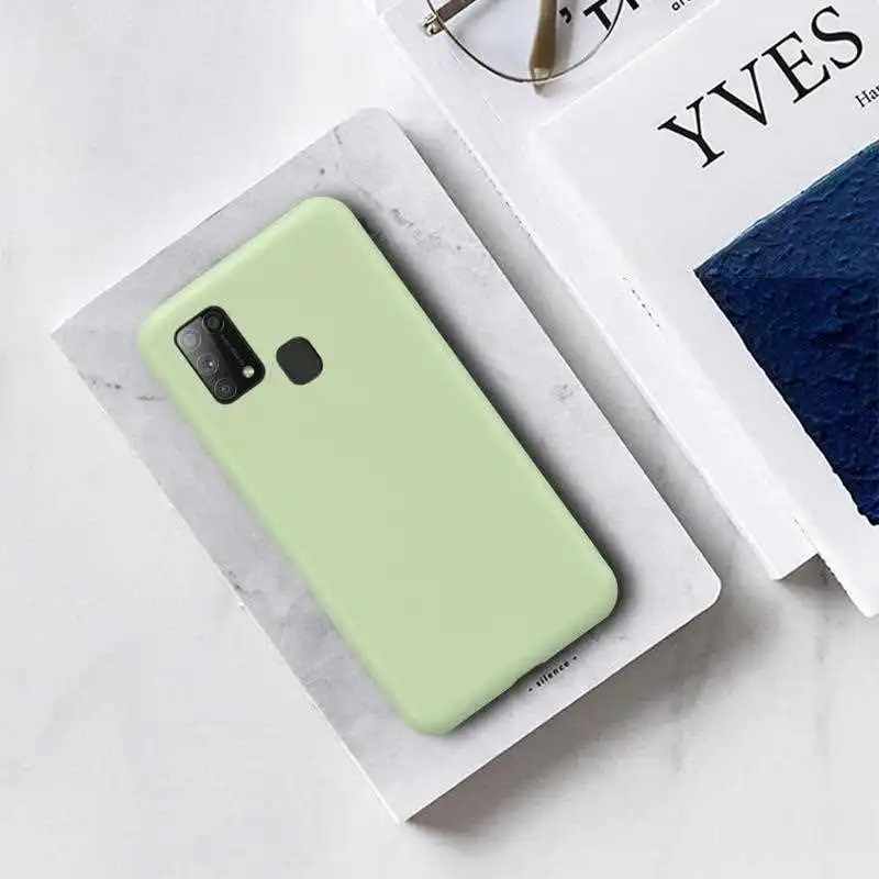 

KatyChoi Fashion Plain Soft Case For Samsung Galaxy M31 M21 M40 M30s M30 M20 M10 Phone Case Cover