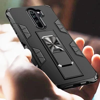 armor case for xiaomi redmi note 9 9a 8 7 8a 10 8pro magnetic holder stand shockproof cover for xiao mi poco f2 pro 9t cover