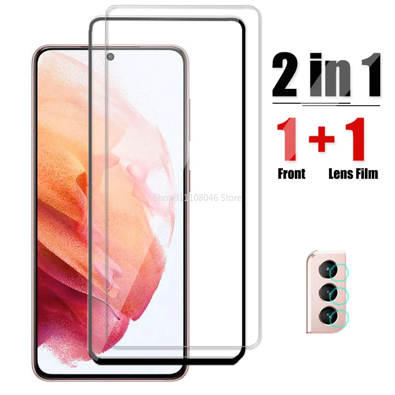

Protective Glass For Samsung Galaxy S21 Plus Screen Protector Camera Tempered Film Protection Glass On For Samsung S21 + S21Plus